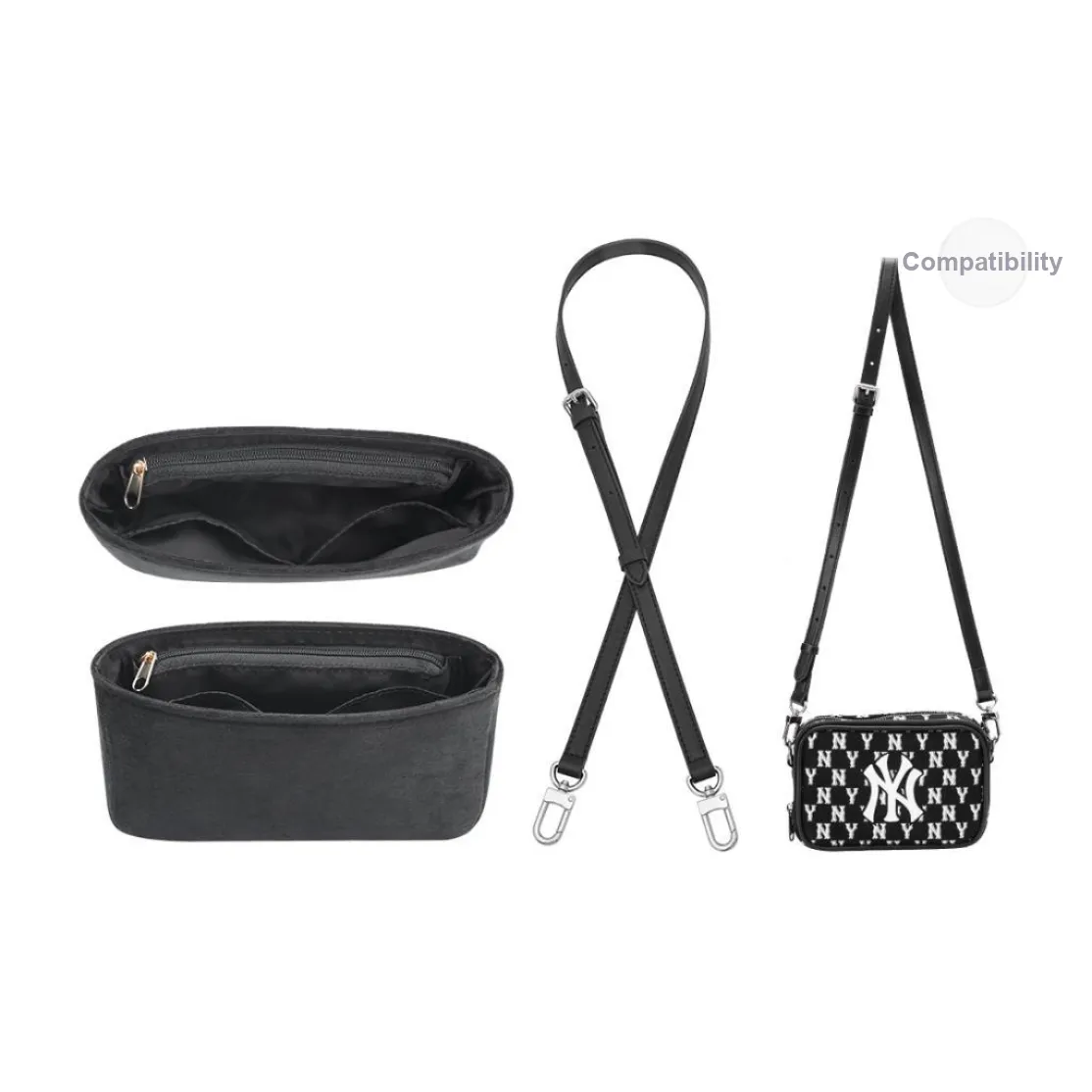 GUYI Flannelette Bag Accessory Women's Black