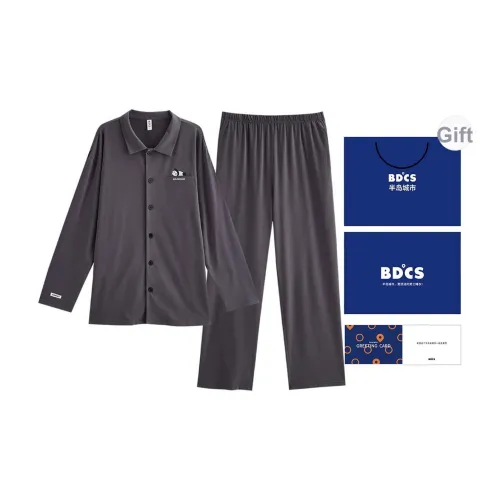 Peninsula City SS24 Пижамный комплект Мужской Gift Box Set Толстый Серый