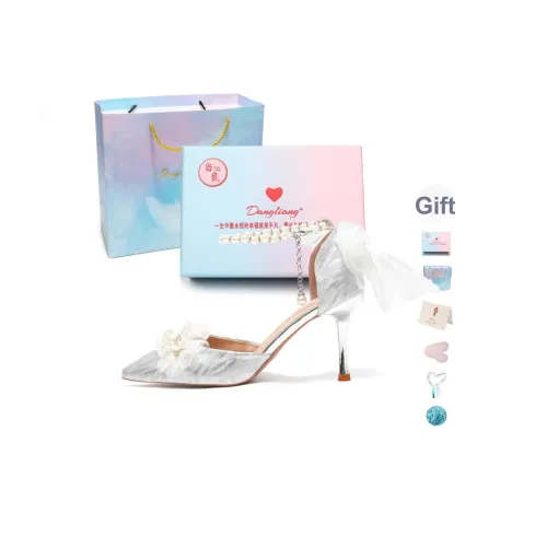 Be Good Высокие каблуки Женские Серебряные Подарочный набор в коробке