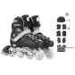 Obsidian Black+Helmet Protective Gear+Hip Protector