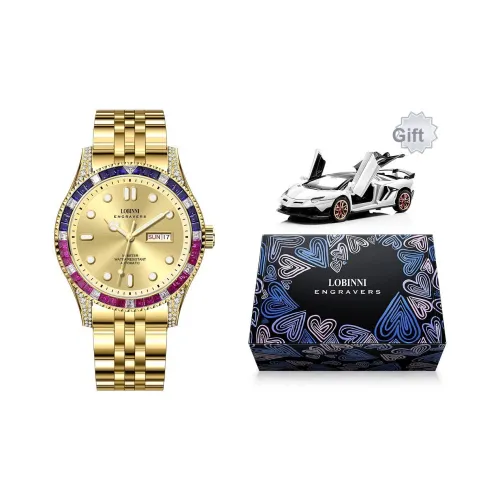 LOBINNI L Механические Мужские Часы 42,5 мм Синий