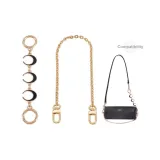 Gold-Tone (Decorative Chain 40cm+Black Moon Round Buckle 16cm)