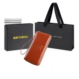 Brown (Single Zipper Style)-Anti-Skimming