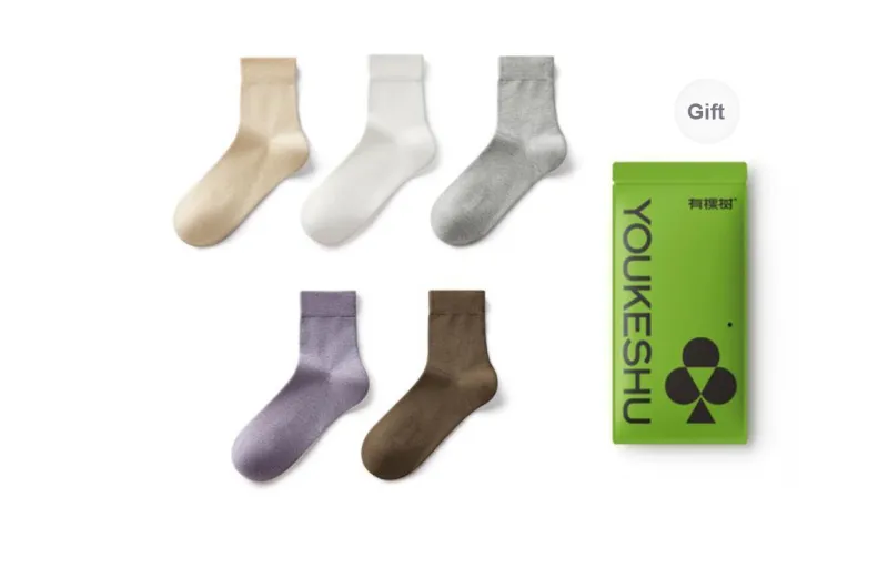 YOUKESHU Mid Calf Socks Women's-42