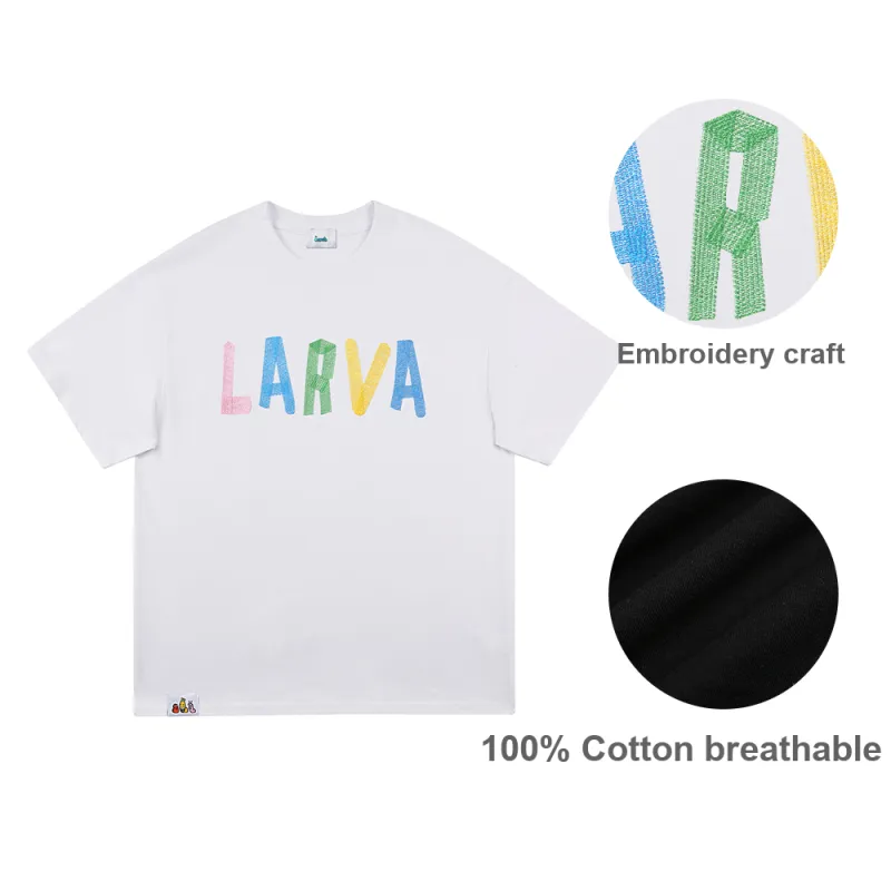 COMIC LARVA T Shirts Unisex-4
