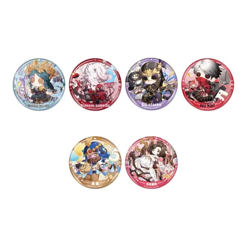 Aiman The Fifth Personality The Fifth Anniversary Series Q Edition Значок The First Bullet A Набор OF 6 Мерч по IP