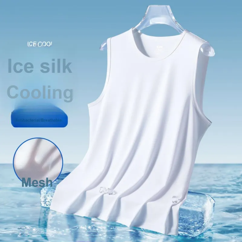 H YXIANG Men Tank Tops-9