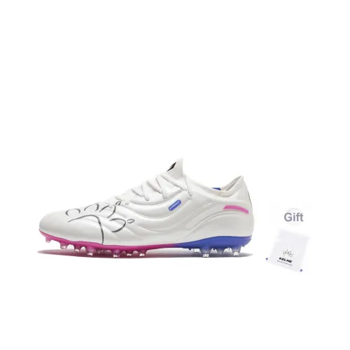 KELME Master 2,0 MG MULTI Ground Shock Absorbers Abrasion Resistant Slip Resistant Футбольные бутсы Унисекс Белый