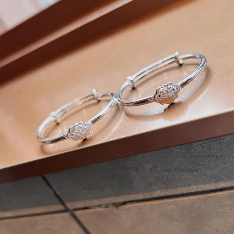 NSAOT 999 Fine Silver Bangles Kids'-5