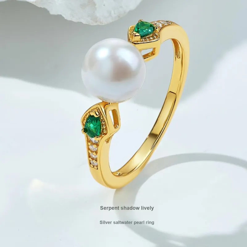 ME LUXE Pearl Rings Women's-2