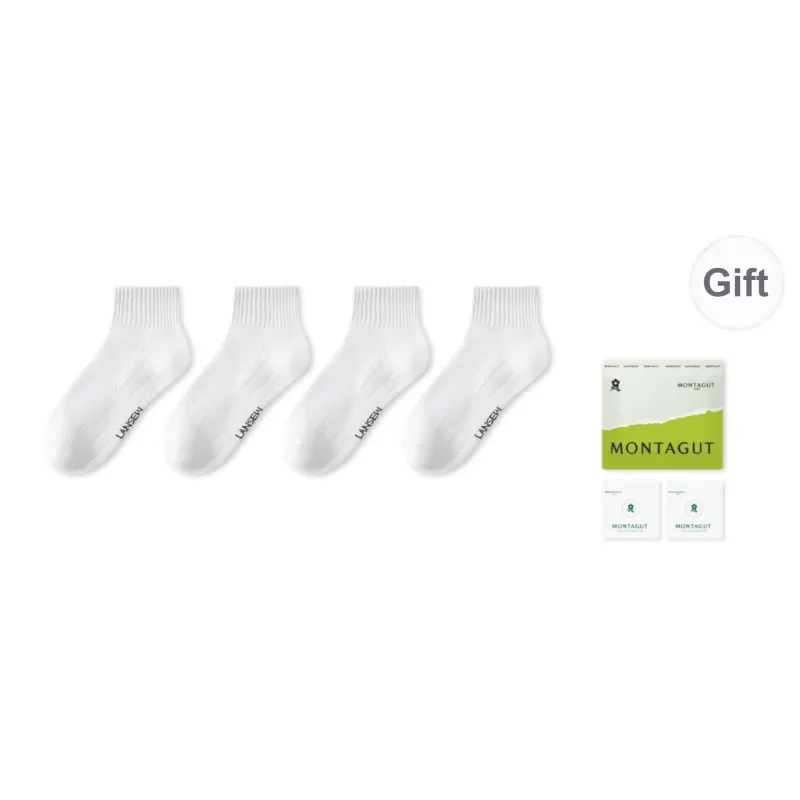Montagut Mid Calf Socks Unisex 4 Pack-14