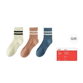 MIIOW Mid Calf Socks Women's 3 Pack