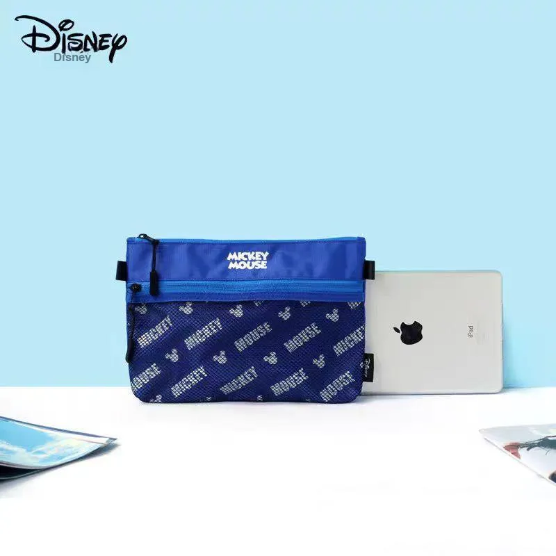 Disney Oxford Shoulder Bag Unisex Blue-5