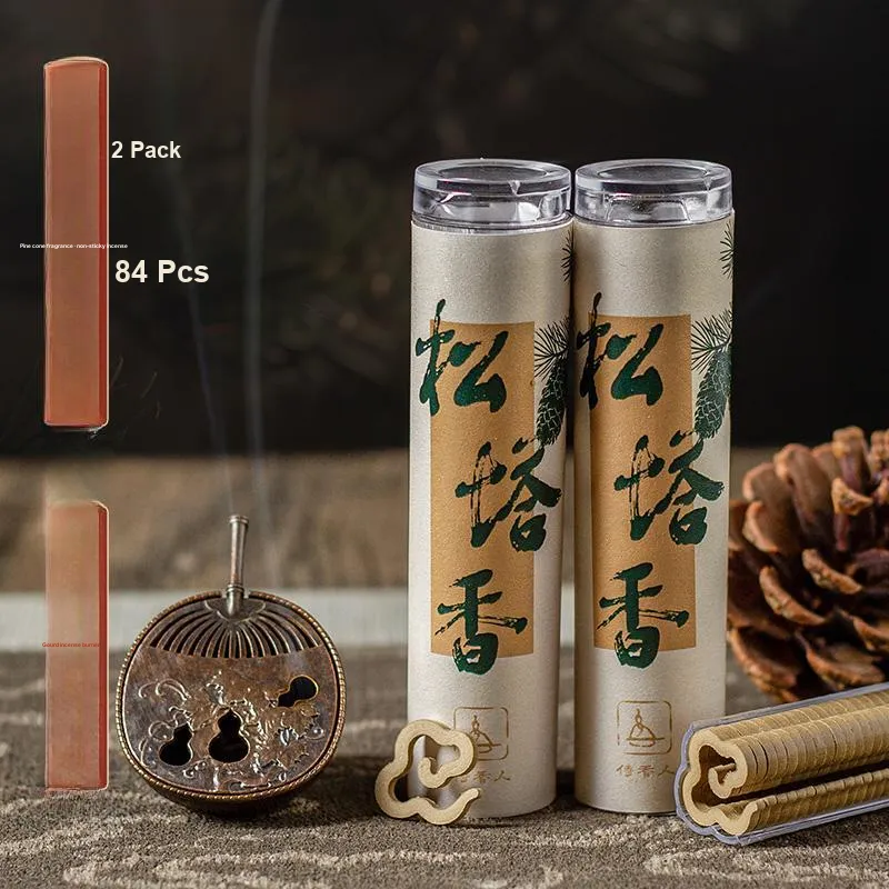 Waiters Natural Pine Cone Scent Non Sticky Incense 42 Tablets-11