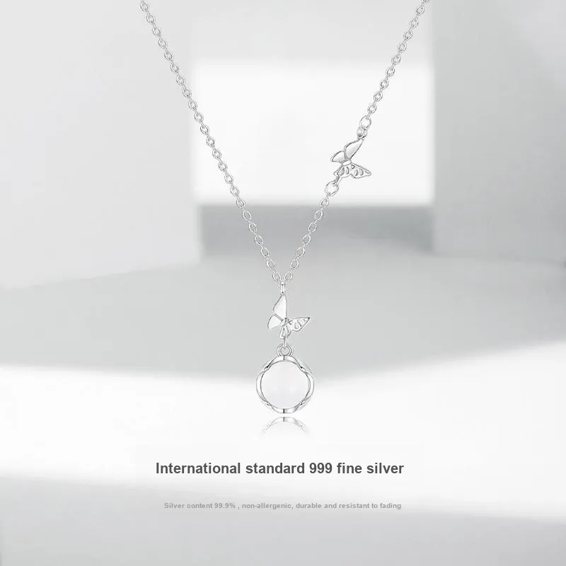 JUICY GRAPE Chalcedony Jade Necklaces Women's-2