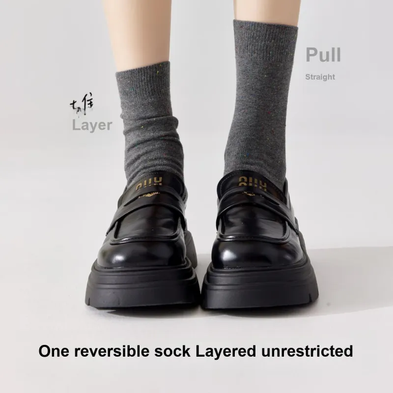 Temooues Mid Calf Socks Women's 3 Pack-1