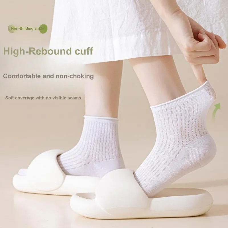 XXLLG Mid Calf Socks Women's 4 Pack-5