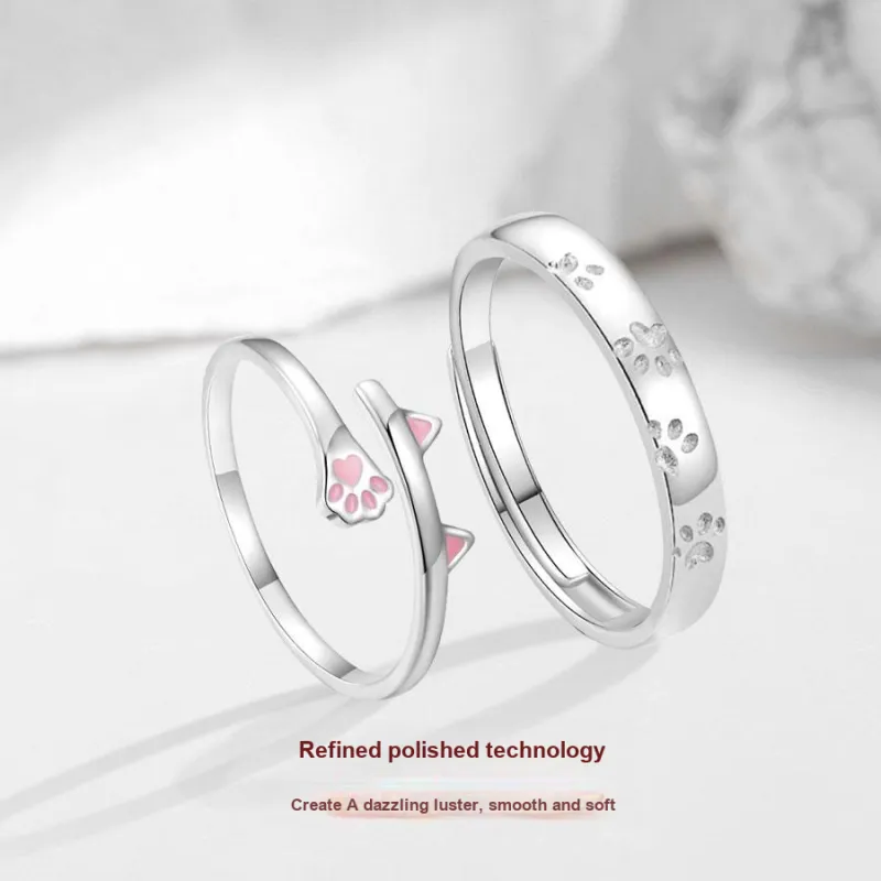 Master Kim Fashion Niche Design Versatile Premium Adjustable Opening Ring Unisex-3