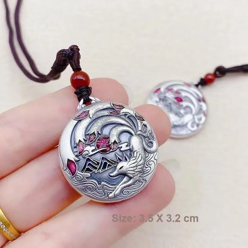 FUYUFU 999 Fine Silver Necklaces Women's-2