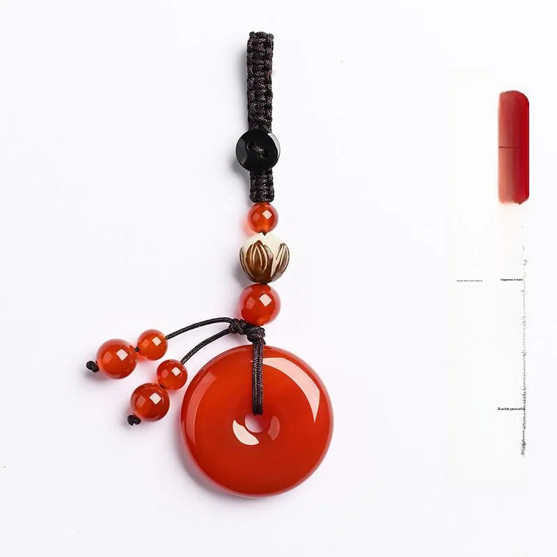 Phoenisess Agate Pendant Accessories Unisex-1
