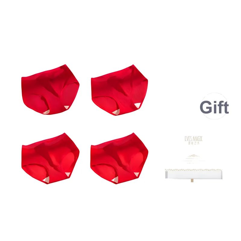 XIA.WA.ZHI.XIU Underpants Women's 4 Pack Gift Box Set-20