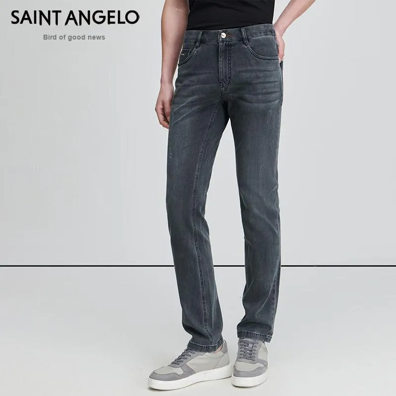 SAINT ANGELO Jeans Unisex Denim Blue-1