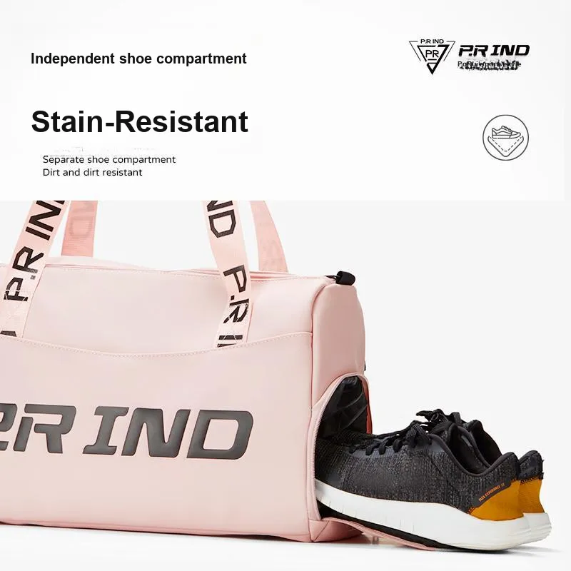 P.R IND Badminton Racket Bags 3 Pcs Fashion Trend Shoulder Bag Unisex Independent Shoe Compartment-3