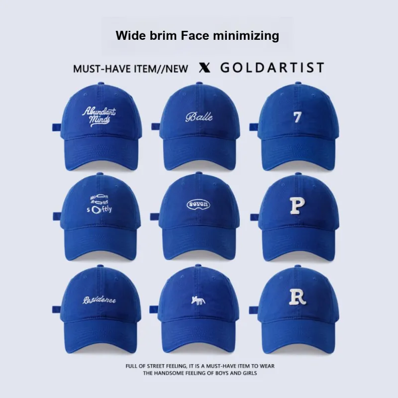 Gold Artist Cotton Baseball Caps Unisex-12