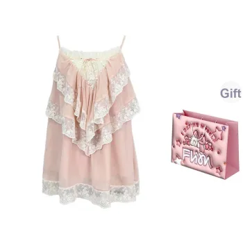 FLIM Slip Dresses Women's Pink Bear Box