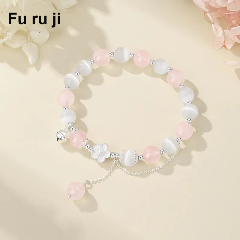 Fu Ru Ji Glass Cat Eye Bracelets Women's-4