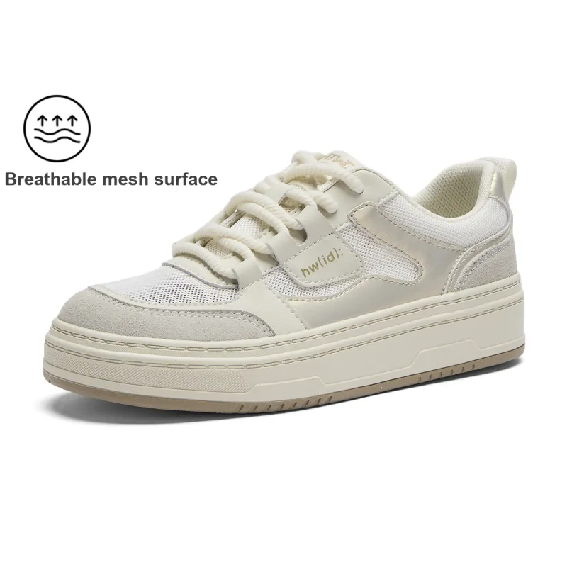 Hotwind Abrasion Resistant Breathable Slip Resistant Low Top Skateboard Shoes Women's-4