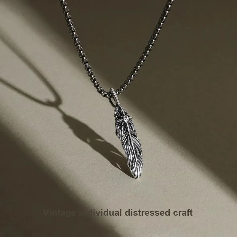 FOREVER MELODY 925 Sterling Silver Necklaces Men's-6
