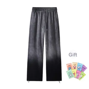ABCNF Casual Pants Unisex Black Comes With Perfume