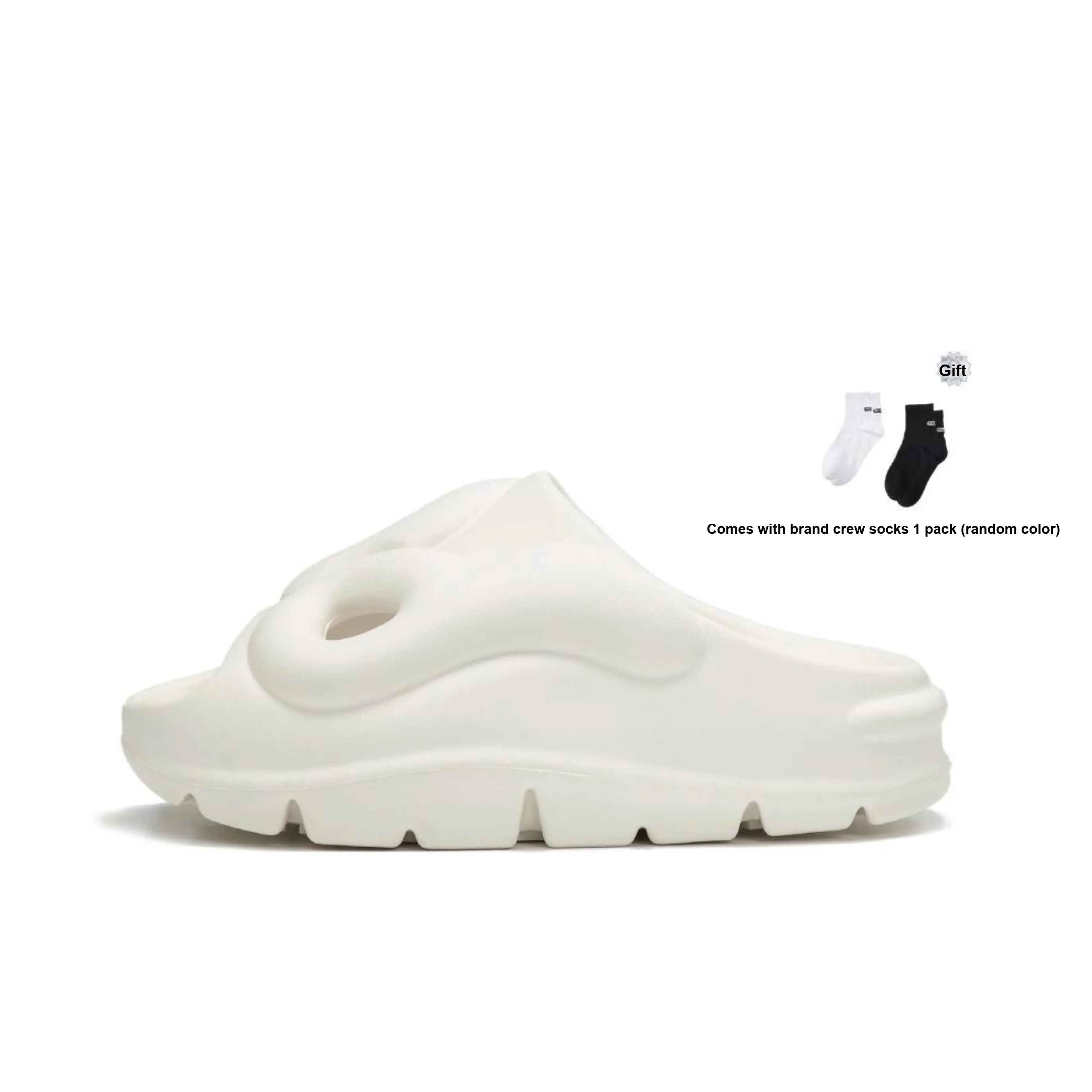 PCLP 2023 Spring Summer Broken Mirror Slide Slippers Unisex White/Blue/Silver/Pink