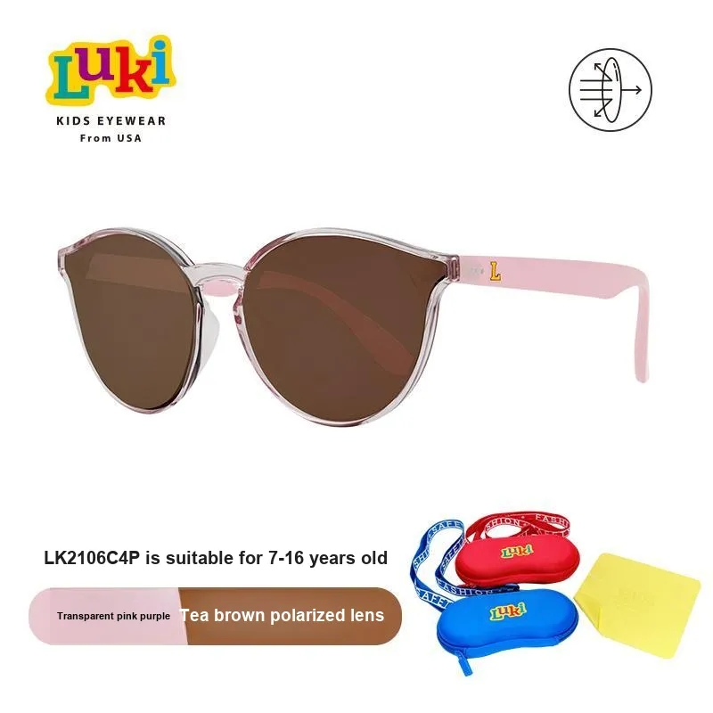 LUKI TR/Memory Plastic Round Sunglasses Kids'-26