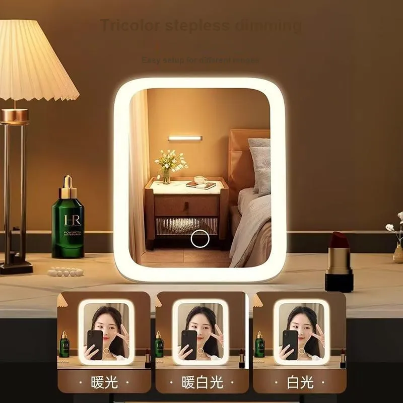 Evening Tang Home LED Mirror With Light Make up Tools 1 Pc-2