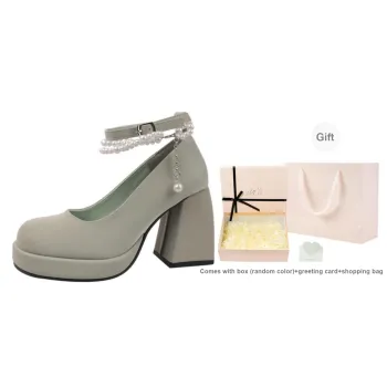 Xingdiman Chunky Heel High Heels 8cm Women's