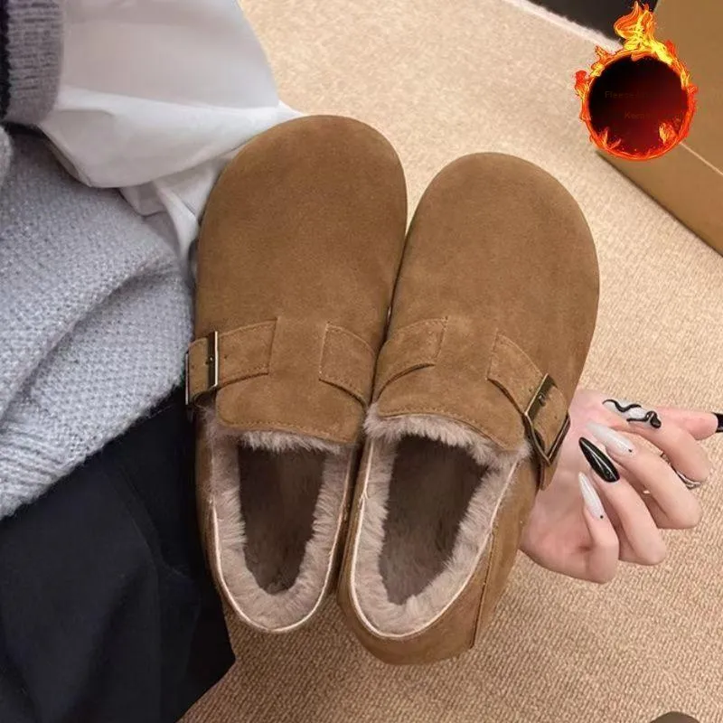 Yamada Hyakuju Home Slippers Dark Brown Khaki-1
