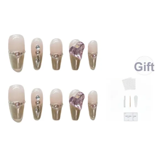 AIDINGQI Ручной Лак для ногтей Зеркальце Серебряный Aurora Осветляющий 3D-эффект Бабочка Сердце Длинный Ногтя Съемный