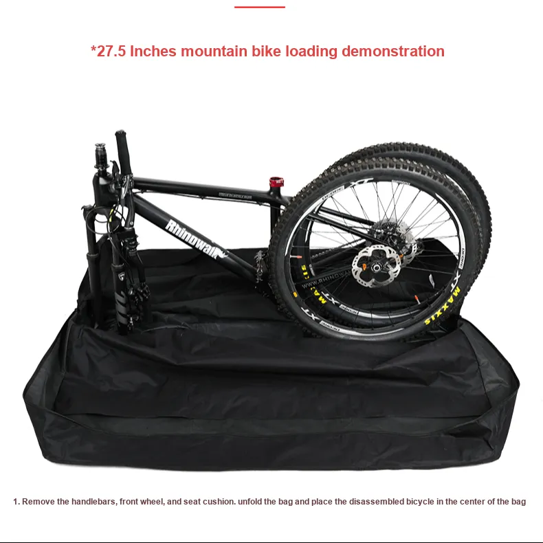 RHINOWALK· Cycling Loading Bags Outdoor Unisex Encrypted Double Layer Material 140cm*28cm*80cm Black-1