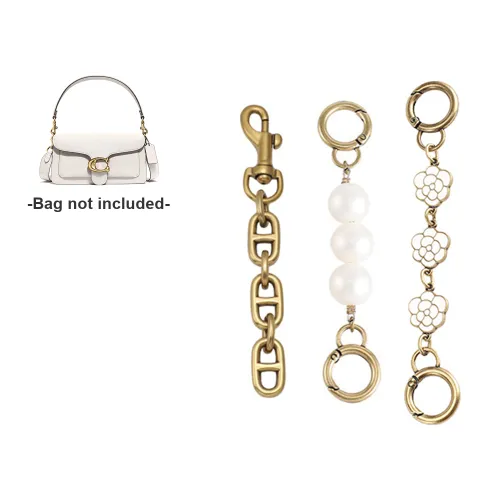Kim Yeon-sha Alloy Metal Chain Bag Accessory Womens Gold-Tone