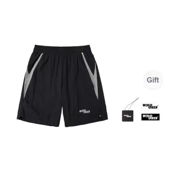 WHOOSIS Casual Shorts Unisex Black