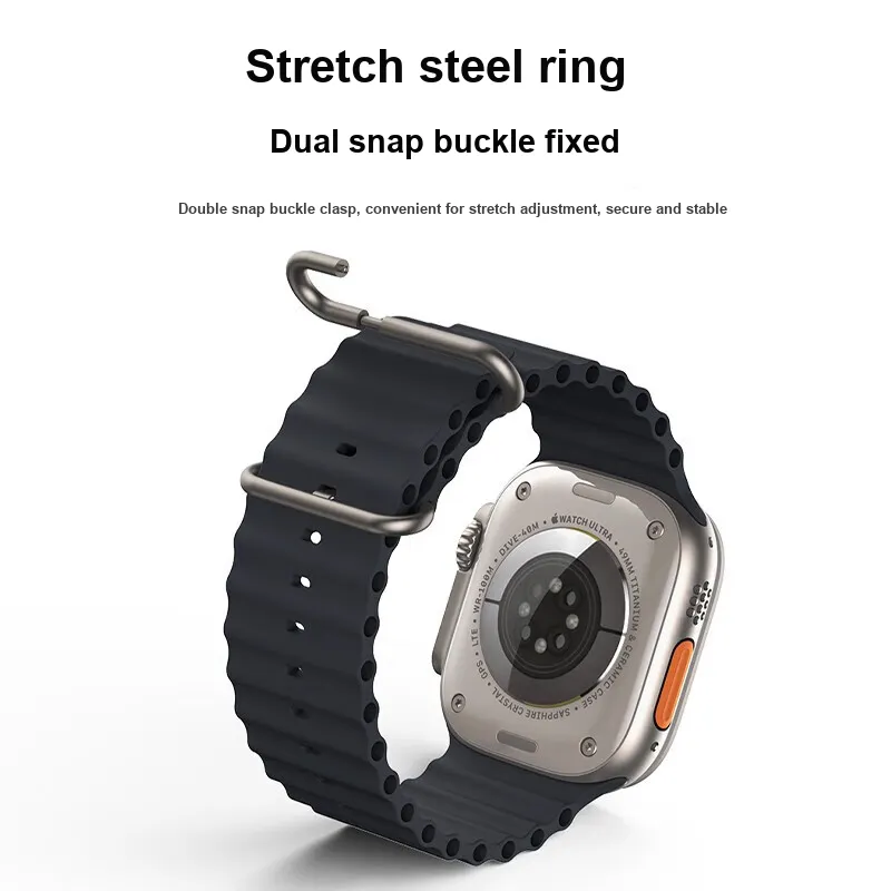 AMKE Apple Compatibility Watch Band Silicone Material-6