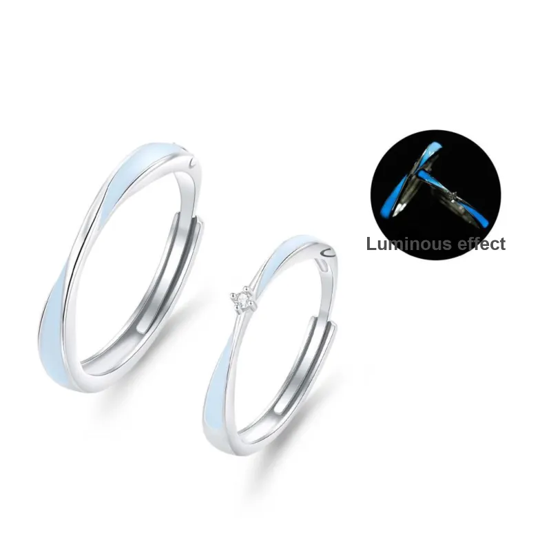 CAREBEARS S925 Silver Rings Unisex-1