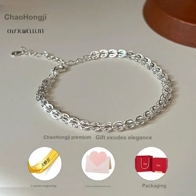 CHAOHONGJI S925 Silver Bracelets Women's-7