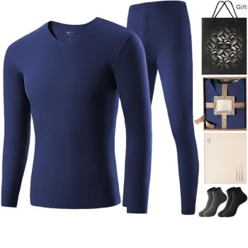 SEPTWOLVES Thermal Set Men's Gift Box Set+Shopping Bag