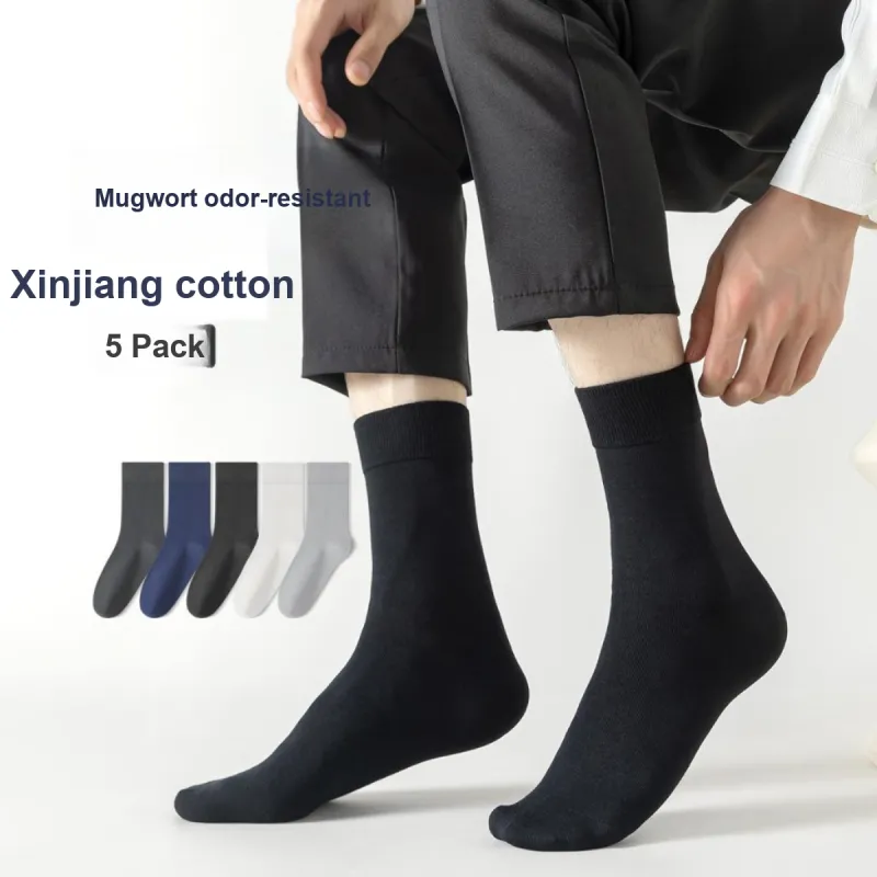 FIRS Mid Calf Socks Men's 5 Pack-2