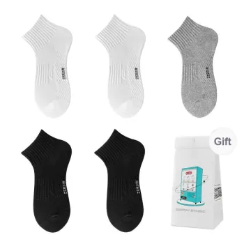 ZEROIN Ankle Socks Unisex Shopping Bag 5 Pack