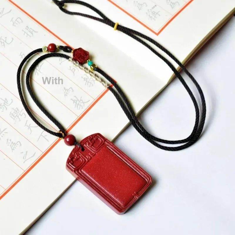 JUNWEN Cinnabar Necklaces Unisex-6