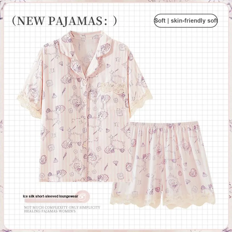 OUSHIBO Women's Pajama Sets-4